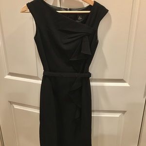 White House Black Mkt Black Shimmery Pencil Dress